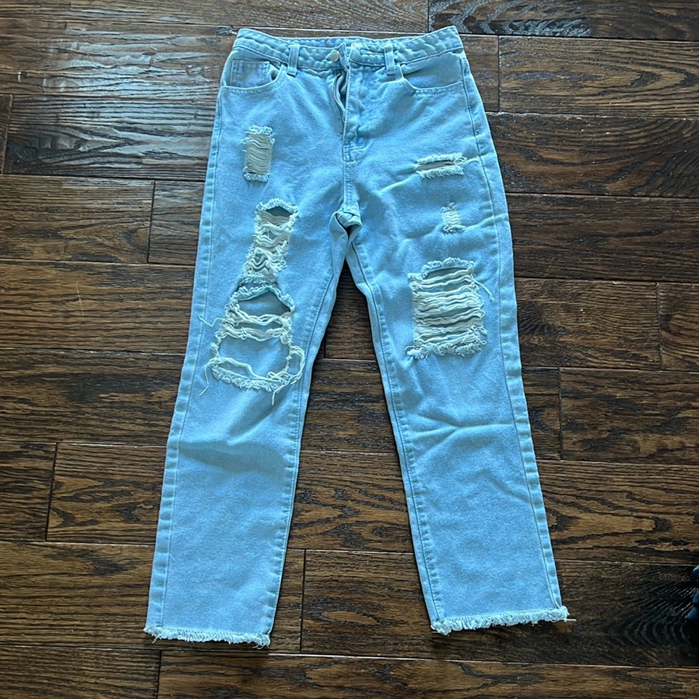 teen blue jeans